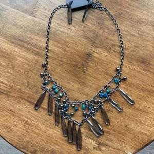 Vintage Paparazzi Oil Slick & Acrylic Necklace